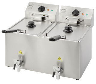 METRO Professional Fritteuse GDF3028 2x8L Edelstahl