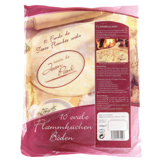Flammkuchenboden Oval 10x130g