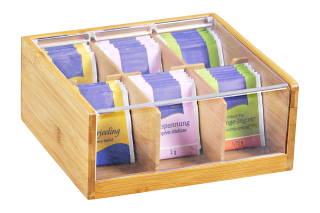 Kesper Teebox mit Sichtklappe