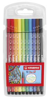 STABILO Fasermaler Pen 68 Kunststoff-Etui