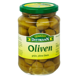 Dittmann Oliven grün ohne Stein 370ml