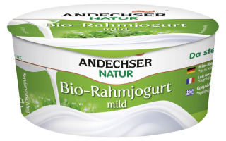 Andechser Natur Rahmjoghurt mild 10 % Fett - 150 g Becher