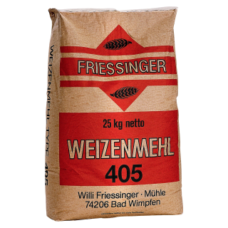 Frießinger Mühle Weizenmehl Type 405  - 25 kg...