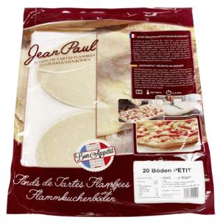 Jean Paul kleine Flammkuchenböden 20 Stück à 50 g 20 x 50 g Packung