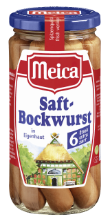 Meica Saft-Bockwurst - 180 g Tiegel