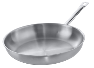 METRO Professional Edelstahlpfanne rund Ø 28 cm