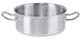 METRO Professional Edelstahlbratentopf 4 l Ø 24 cm
