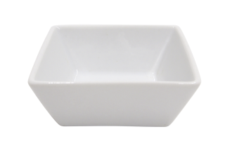 METRO Professional Tapas Schalen eckig groß Porzellan Ø 8 cm - 6 Stück