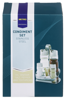 METRO Professional Menage 6 tlg. Edelstahl