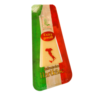 viva italia Original Italienischer Hartkäse, 12 Monate gereift, mind. 32 % Fett i. Tr. - 200 g Packung