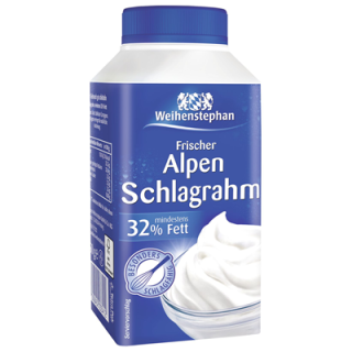 Weihenstephan Schlagrahm 32 % Fett gekühlt - 250 g