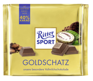 Ritter Sport Goldschatz - 250 g Packung