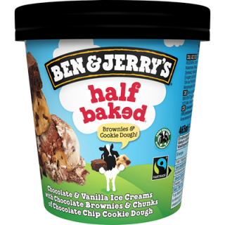 Ben & Jerrys Eiscreme -Half Baked- 500ml