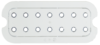 APS GN Abtropfgitter für 1/3 Polycarbonat (PC) - 95 g Stück