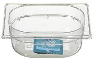 METRO Professional Gastronorm-Behälter 1/6 Polycarbonat (PC) 65 mm - 150 g Stück