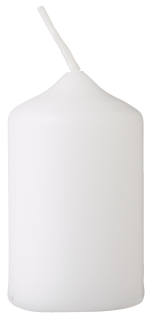 METRO Professional Stumpenkerzen White 70 x Ø 38...