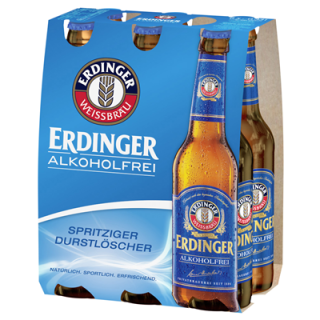 Erdinger Weißbier Alkoholfrei 6 x 0,33 l Flaschen