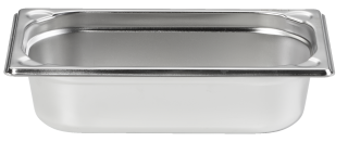 METRO Professional GN Behälter 1/4 Chrom-Nickel-Edelstahl 65 mm - 500 g Stück