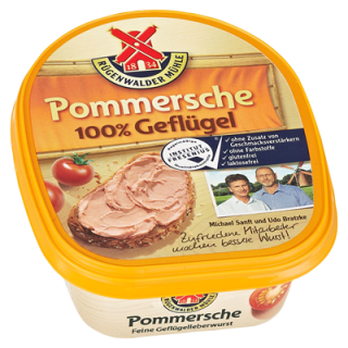 Rügenwalder Pommersche Geflügelleberwurst fein...