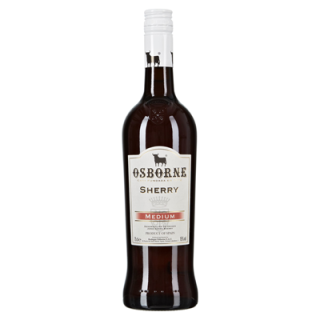 Osborne Sherry Medium trocken 15 % Vol. 0,75 l Flasche