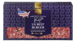 METRO Premium US Beef Burger - 1,20 kg Packung