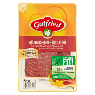 Gutfried Geflügel-Salami 100g