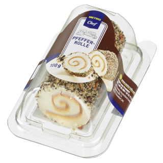 MC Frischkäserolle 60% -Pfeffer-100g