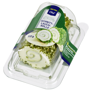 MC Frischkäserolle 60% -Schnittlauch-100g