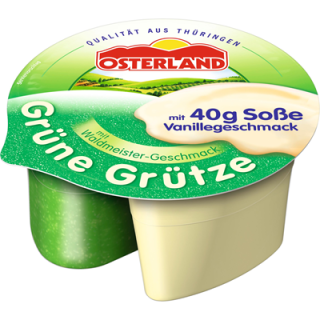Osterland Grüne Grütze mit Vanille Soße 160g