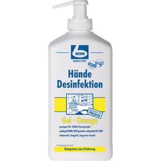 Y Dr.Becher Händedesinfektion Gel Orange 500ml