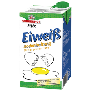 Eifix Eiweiß Bodenhaltung, flüssig, pasteurisiert 1 kg Packung