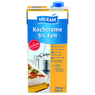 Milram MultiCréme Kochcreme 5 % Fett 1 l Packung