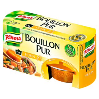 Knorr Bouillon Pur Huhn 6x28g