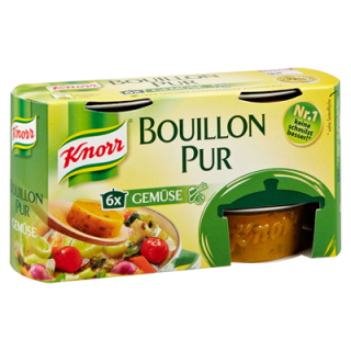 Knorr Bouillon Pur Gemüse 6x28g