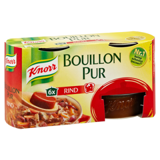 Knorr Bouillon Pur Rind 6x28g