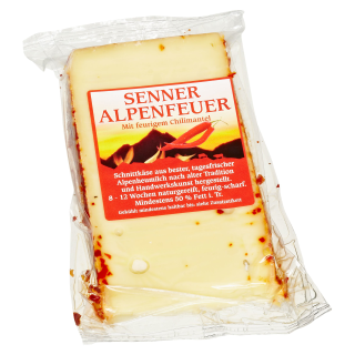 Senner Alpenfeuer mit feurigem Chilimantel...
