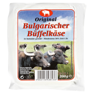 Original Bulgarischer Büffelkäse in Salzlake gereift, Mind. 50 % Fett i. Tr. 200 g