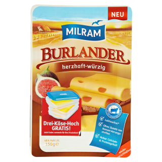 Burlander herzhaft würzig Scheiben 48% / 150g