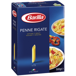 BARILLA PASTA KLASSIK PENNE RIGATE NO.73 500g