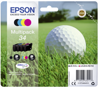 Epson Multipack 4-colours 34 DURABrite Ultra Ink Tintenset