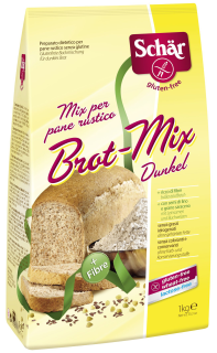 Schär Brot Mix dunkel - 1,00 kg Faltschachtel