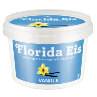 Florida Eis Vanille tiefgefroren - 500 ml Becher