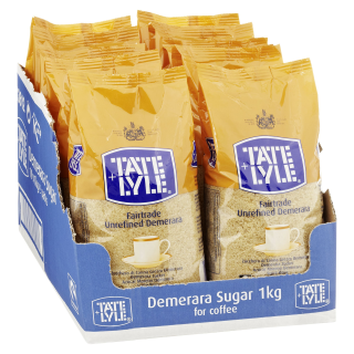 Tate & Lyle Brauner Rohrzucker - 10 x 1,00 kg Packungen