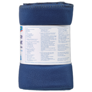 aro Fleece Decke gekettelt Marine 4 Stück - 1 Packung