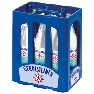 Gerolsteiner Mineralwasser Gastro Medium Glas 6x1L