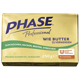 Phase Professional Gold Streichfett 72 % Fett - 250 g Packung
