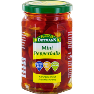 Dittmann Gemüsekonserve Mini Pepperballs - 275 g Tiegel