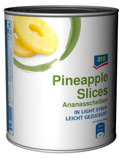 aro Ananas Scheiben - 3,10 kg Dose