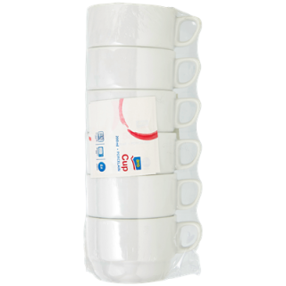 aro stapelbar Kaffeetasse 200 ml - Set à 6 Stück