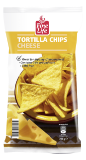 Fine Life Tortilla Chips Cheese 200g